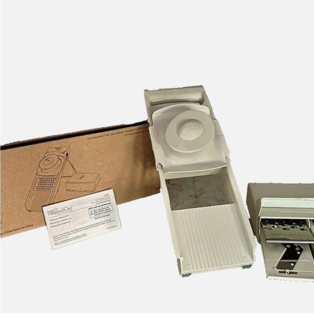 White Kitchen Mandoline Slicer